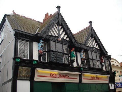 Restored Tudor shopfront